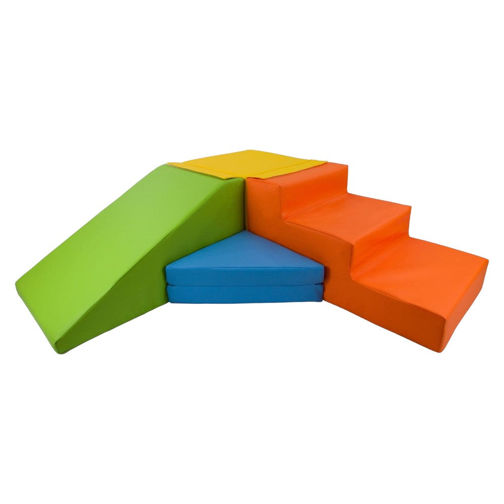 4 Foam Play Block Set Soft, Stackable, and Durable for Kids